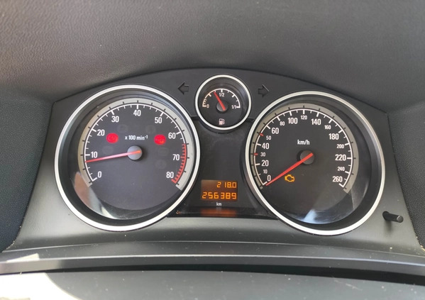 Opel Zafira cena 13900 przebieg: 256389, rok produkcji 2006 z Płock małe 211